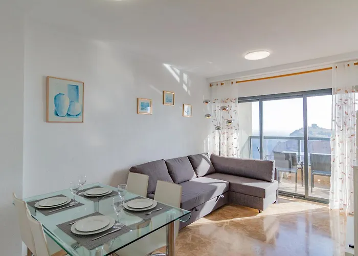 Flat With Panoramic Views, With Garage And Pool * Benidorm