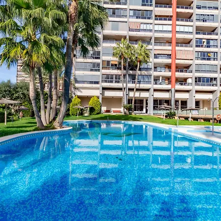 Lägenhet Flat With Panoramic Views, With Garage And Pool Benidorm