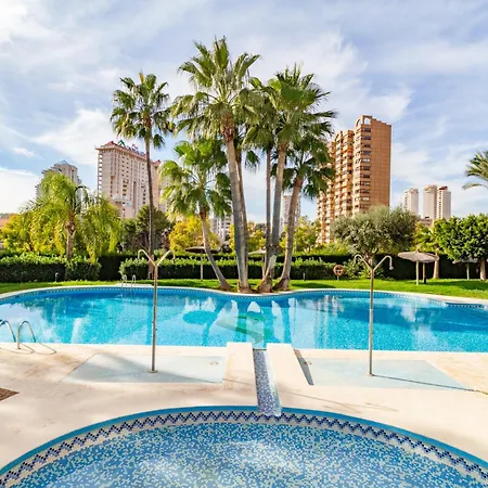 Flat With Panoramic Views, With Garage And Pool * Benidorm